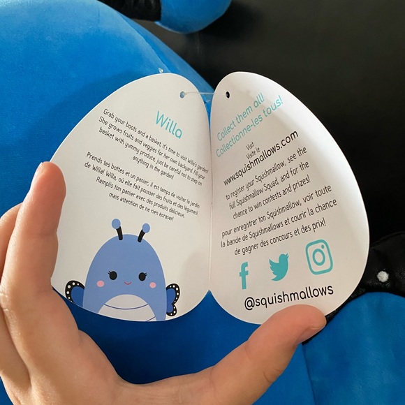 16” Willa The Butterfly Squishmallow! - Picture 4 of 4